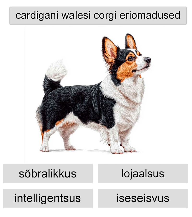 Cardigani Walesi korgi eriomadused